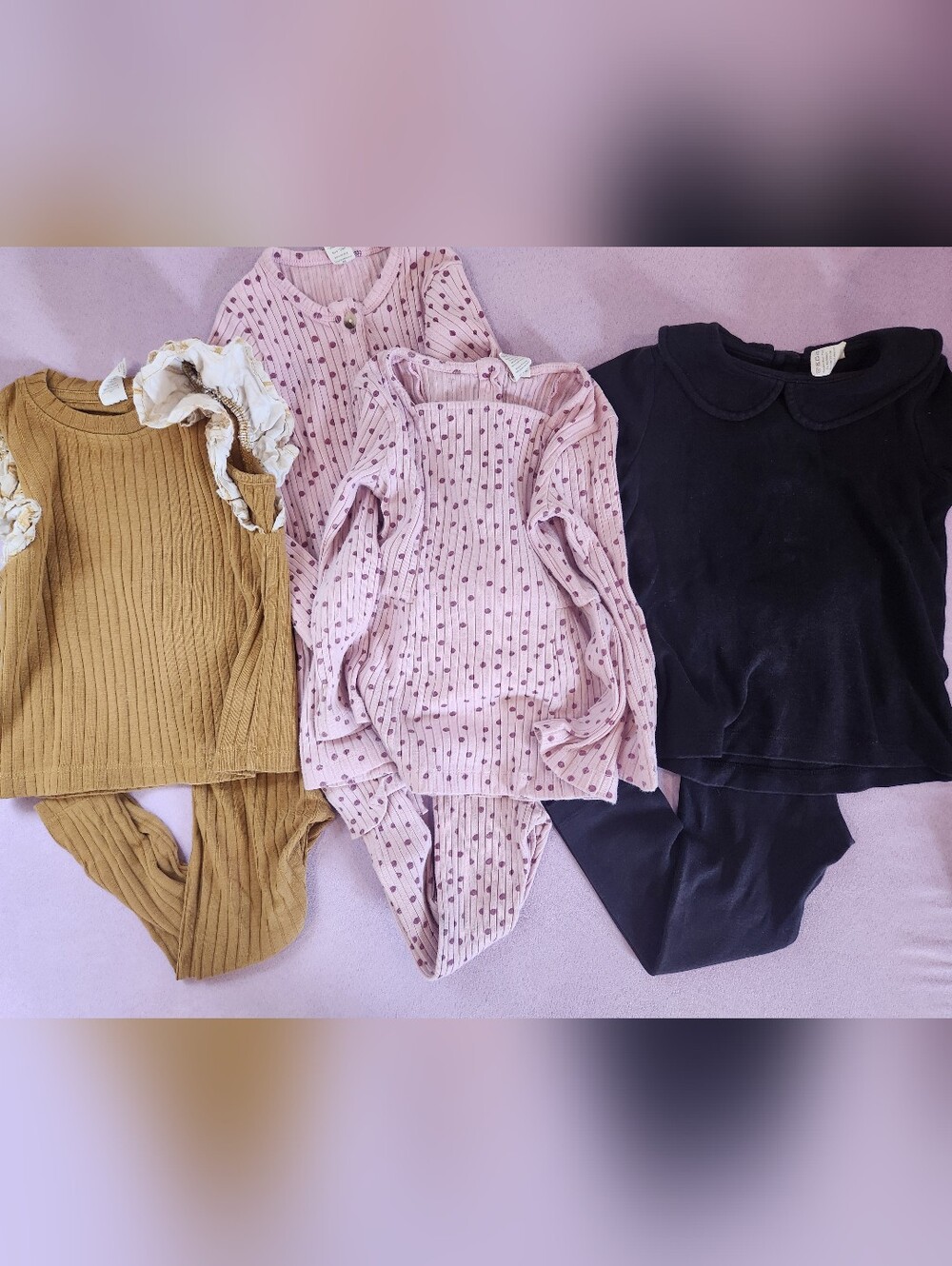 Kate Quinn Bundle of 3 Matching Sets Color Basics Cotton 2/3T